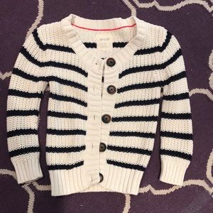 Blue and white striped sweater- Aerie